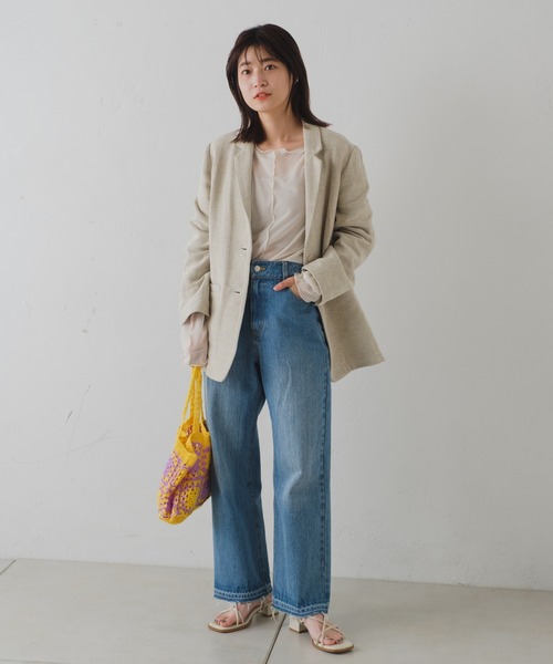 Kastane（カスタネ）の「細ヒモヒールサンダル（サンダル・レディース・サックスブルー/アイボリー/ブラック・37/38/36）」の11枚目の写真