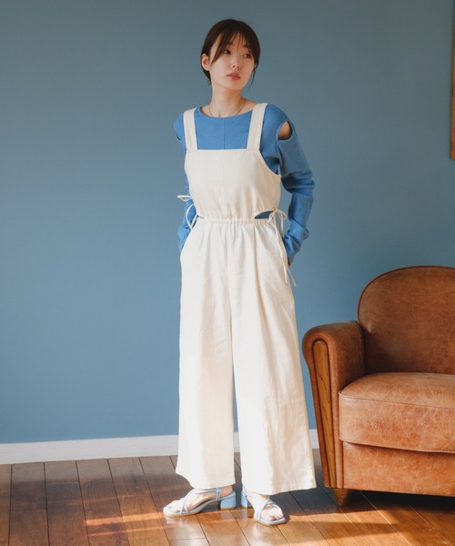 Kastane（カスタネ）の「細ヒモヒールサンダル（サンダル・レディース・サックスブルー/アイボリー/ブラック・37/38/36）」の20枚目の写真