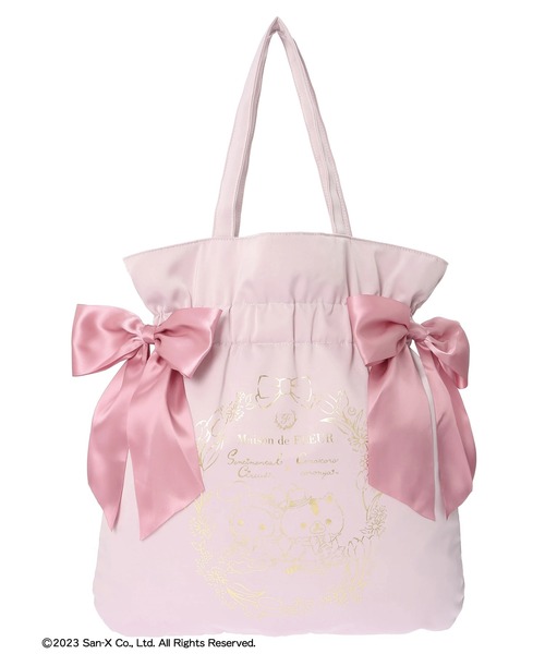 メゾンドフルールMy Melody ダブルリボントートバッグ 新品 メゾンドフルール マイメロディ ダブルリボン トートバッグ