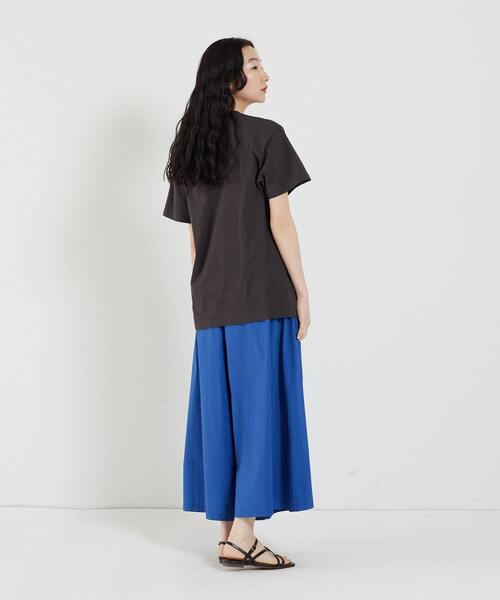 美品【コンジェペイエ アデュートリステス】タイプライターワイドキュロット(黒) conges payes ADIEU TRISTESSE（コンジェ ペイエ アデュー