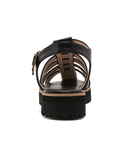 ROPE' PICNIC（ロペピクニック）の「軽量タンクソールグルカサンダル（サンダル・レディース・キナリ/ブラック・22.5cm/23.5cm/24.5cm）」の4枚目の写真