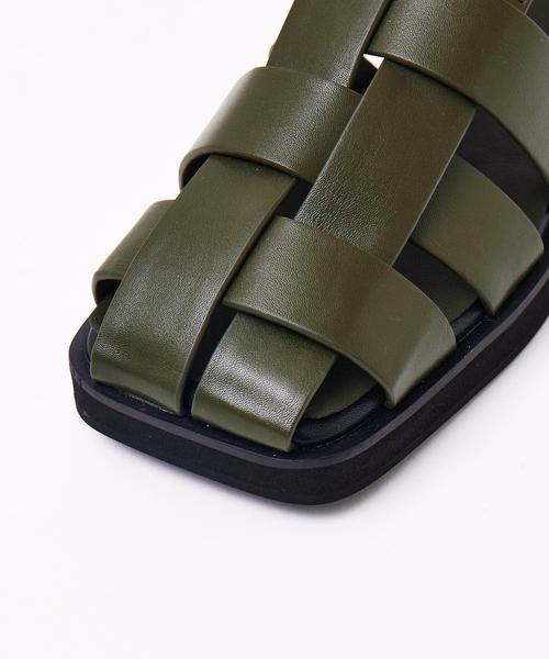 【セール】【LAROUTE】スクエアメッシュサンダル（サンダル）｜LAROUTE（ラルート）