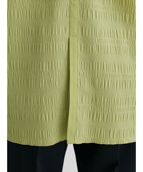 Green　Parks（グリーンパークス）の「ワッシャーデザインブラウス（シャツ/ブラウス・レディース・オフホワイト/グリーン/ブラック・FREE）」の15枚目の写真