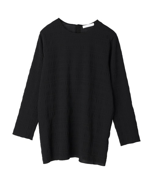 Green　Parks（グリーンパークス）の「ワッシャーデザインブラウス（シャツ/ブラウス・レディース・オフホワイト/グリーン/ブラック・FREE）」の2枚目の写真