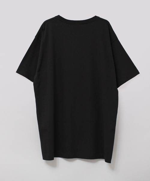 RNA（アールエヌエー）の「M2055 別布コンビＢＩＧ　Ｔ（Tシャツ/カットソー・レディース・ホワイト/ブラック/グリーン・MEDIUM）」の19枚目の写真