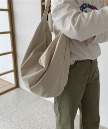 ハーフムーンクロスコットンバッグ