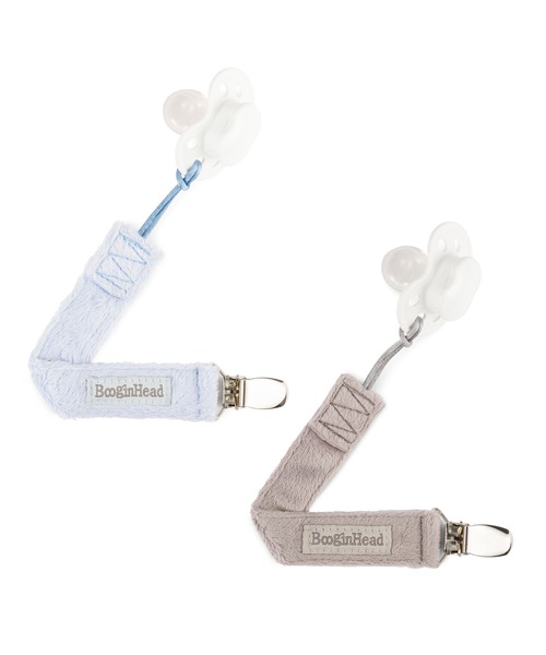 Boogin Head(ブーギンヘッド)の「【Boogin Head/ブーギンヘッド】おしゃぶりホルダー ラックス パーチー グリップ 2本セット(その他ベビー用品・キッズ・ブルー系その他/ピンク系その他/ブルー系その他2・FREE)」の12枚目の写真