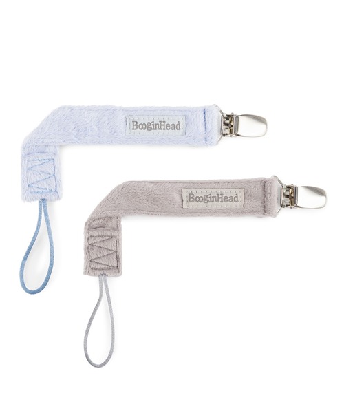Boogin Head(ブーギンヘッド)の「【Boogin Head/ブーギンヘッド】おしゃぶりホルダー ラックス パーチー グリップ 2本セット(その他ベビー用品・キッズ・ブルー系その他/ピンク系その他/ブルー系その他2・FREE)」の4枚目の写真