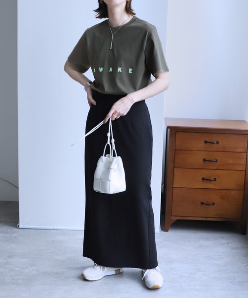 reca（レカ）の「選べる2サイズ展開！オーバーサイズロゴTシャツ（Tシャツ/カットソー・レディース・ブラック系その他2/グレー系その他2/ホワイト系その他3/グレイッシュベージュ/ブラック/ホワイト系その他2/ホワイト/ブルー系その他/チャコール/グレー系その他/ブルー・FREE）」の17枚目の写真