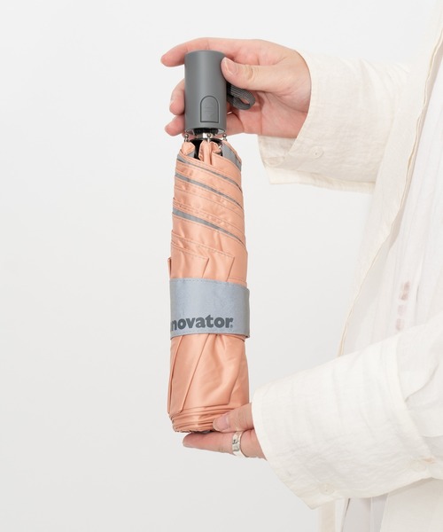 innovator(イノベーター)の「【 innovator / イノベーター 】 晴雨兼用自動開閉傘 アンブレラ 55㎝ 熱中症対策 IN-55WJP OGW(折りたたみ傘・レディース・サックスブルー/ダークネイビー/グレー/オレンジ/ネイビー/ブルー/ブラック/イエロー/グリーン/ダークグレー・FREE)」の16枚目の写真