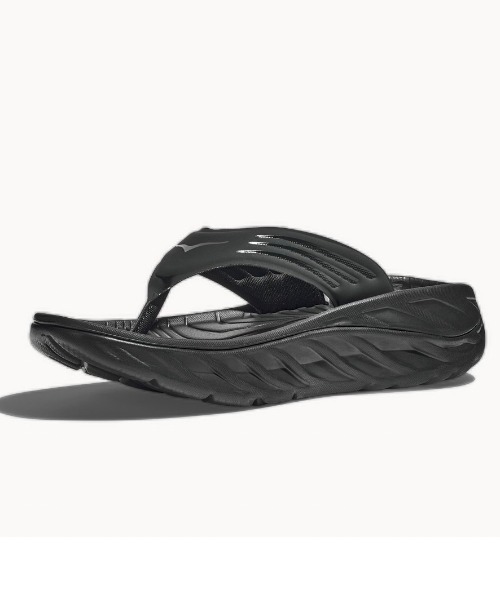 HOKA（ホカ）の「HOKA ONE ONE / ホカ オネオネ　ORA RECOVERY FLIP オラリカバリーフリップ 1099675（サンダル・メンズ・ブラック・26/27/28）」の6枚目の写真