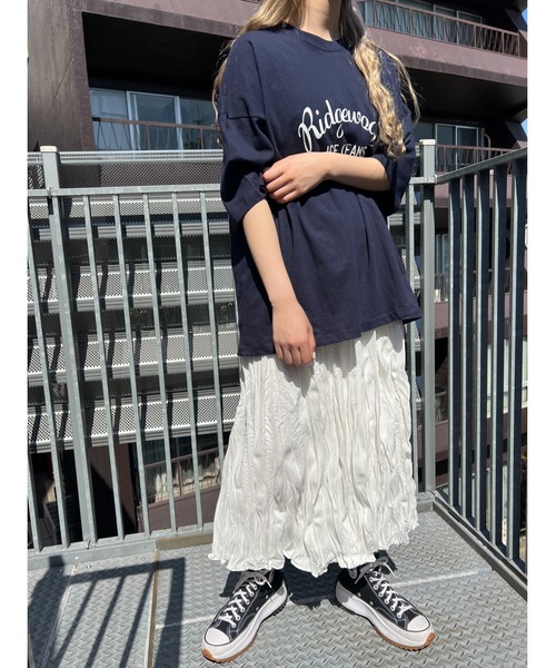 PHILLY（フィリー）の「ワッシャーロングスカート（スカート・レディース・ブラック/ホワイト・FREE）」の11枚目の写真