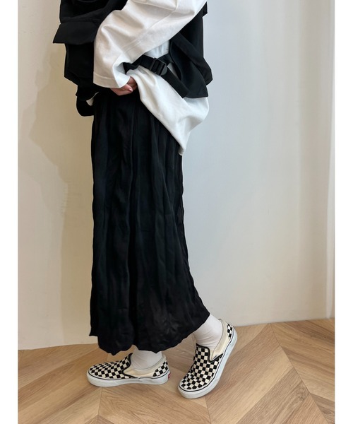 PHILLY（フィリー）の「ワッシャーロングスカート（スカート・レディース・ブラック/ホワイト・FREE）」の20枚目の写真