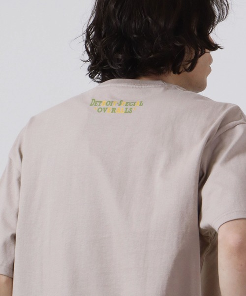 FUNALIVE(ファンアライブ)の「FINCK'S ポケット付き サガラ刺繍 オーバーサイズ半袖Tシャツ(Tシャツ/カットソー・メンズ・チャコールグレー/オフホワイト/サンドベージュ・L/XL/M)」の15枚目の写真