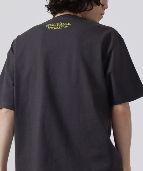 FUNALIVE(ファンアライブ)の「FINCK'S ポケット付き サガラ刺繍 オーバーサイズ半袖Tシャツ(Tシャツ/カットソー・メンズ・チャコールグレー/オフホワイト/サンドベージュ・L/XL/M)」の19枚目の写真