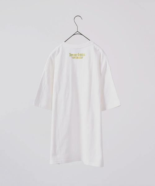 FUNALIVE(ファンアライブ)の「FINCK'S ポケット付き サガラ刺繍 オーバーサイズ半袖Tシャツ(Tシャツ/カットソー・メンズ・チャコールグレー/オフホワイト/サンドベージュ・L/XL/M)」の11枚目の写真