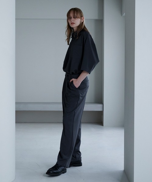 SERACE】Loose silhouette short sleeve shirt / ルーズシルエット半袖 