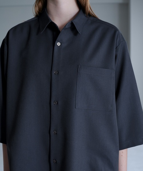 SERACE】Loose silhouette short sleeve shirt / ルーズシルエット半袖 