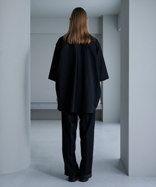 SERACE】Loose silhouette short sleeve shirt / ルーズシルエット半袖 