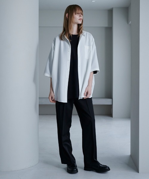 SERACE】Loose silhouette short sleeve shirt / ルーズシルエット半袖 