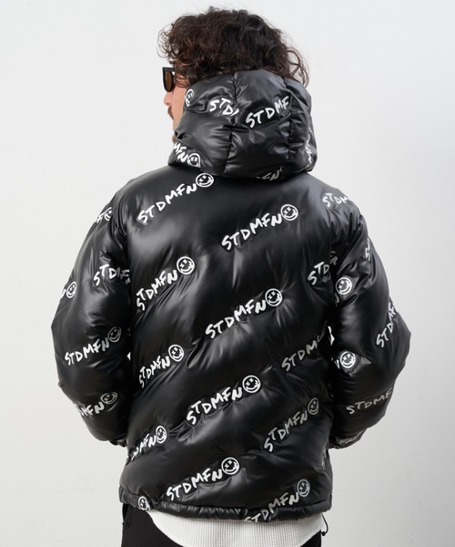 STUD MUFFIN（スタッドマフィン）の「STUD MUFFIN/スタッドマフィン/バイアスロゴ ナイロンボンディングパフィージャケット（その他アウター・メンズ・ブラック・2/3/4）」の10枚目の写真