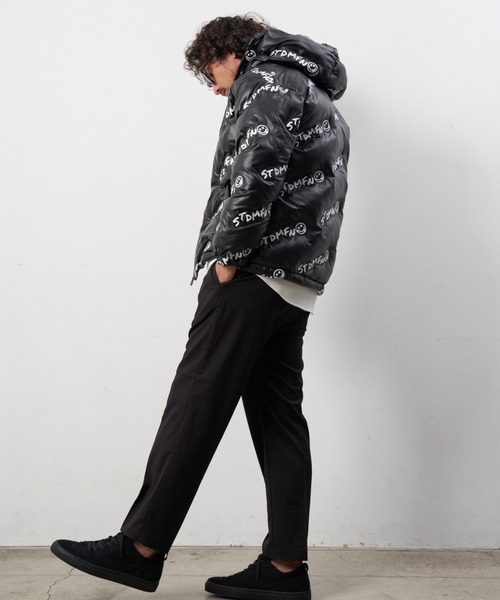 STUD MUFFIN（スタッドマフィン）の「STUD MUFFIN/スタッドマフィン/バイアスロゴ ナイロンボンディングパフィージャケット（その他アウター・メンズ・ブラック・2/3/4）」の14枚目の写真