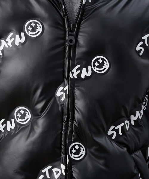 STUD MUFFIN（スタッドマフィン）の「STUD MUFFIN/スタッドマフィン/バイアスロゴ ナイロンボンディングパフィージャケット（その他アウター・メンズ・ブラック・2/3/4）」の9枚目の写真