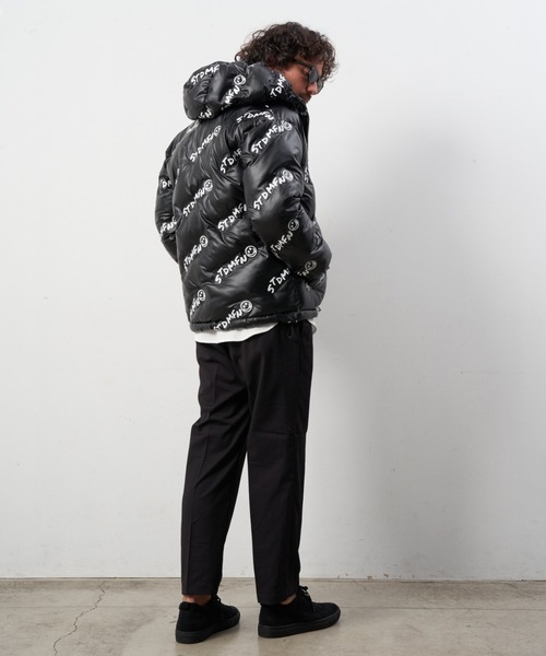 STUD MUFFIN（スタッドマフィン）の「STUD MUFFIN/スタッドマフィン/バイアスロゴ ナイロンボンディングパフィージャケット（その他アウター・メンズ・ブラック・2/3/4）」の7枚目の写真