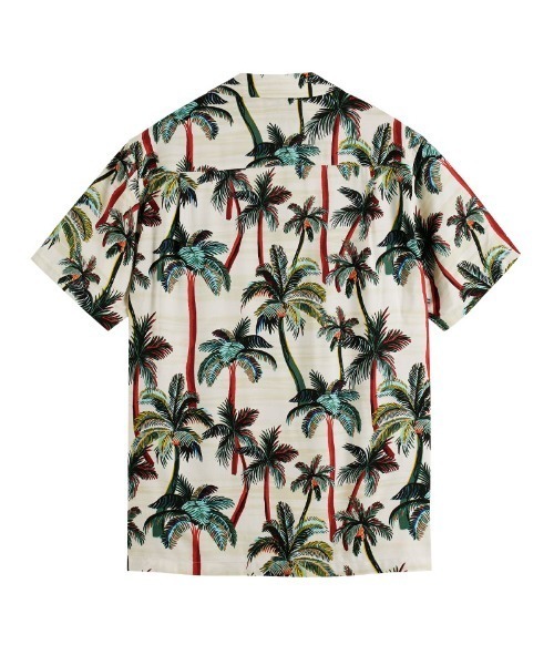 SCOTCH&SODA（スコッチアンドソーダ）の「プリントオープンカラーシャツ【171643】（シャツ/ブラウス・メンズ・オフホワイト/ネイビー・MEDIUM/LARGE/SMALL）」の13枚目の写真