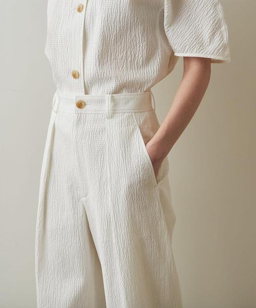 【stevenalan】COTTON TUCK TROUSERS Steven Alan COTTON TUCK TROUSERS/パンツ