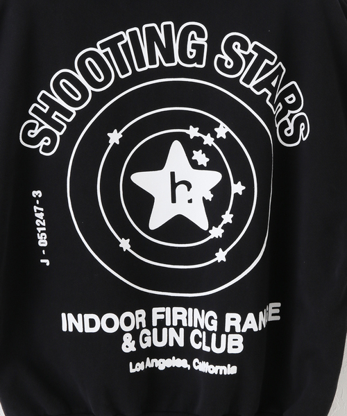 PULP/417EDIFICE(パルプフォーワンセブンエディフィス)の「【HOLIDAY / ホリデー】SHOOTING STARS ZIP HOODIE(パーカー・メンズ・ブラック・SMALL/MEDIUM/LARGE)」の12枚目の写真