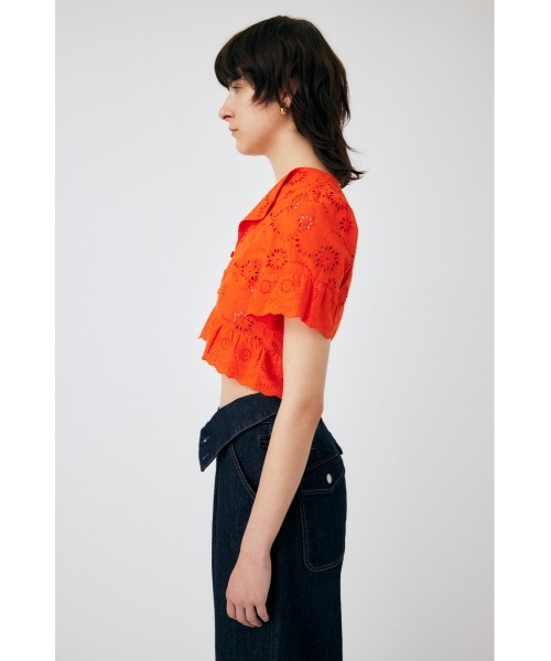 MOUSSY（マウジー）の「COTTON LACE ブラウス（シャツ/ブラウス