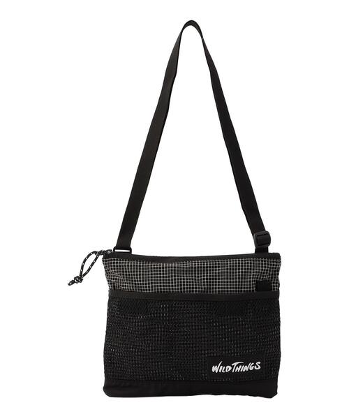 WILD THINGS（ワイルドシングス）の「WILDTHINGS（ワイルドシングス）ワンポイントロゴサコッシュ（ショルダーバッグ・メンズ・ブラック/オリーブ/コバルトブルー・FREE）」の12枚目の写真
