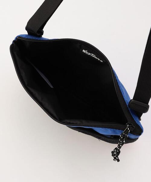 WILD THINGS（ワイルドシングス）の「WILDTHINGS（ワイルドシングス）ワンポイントロゴサコッシュ（ショルダーバッグ・メンズ・ブラック/オリーブ/コバルトブルー・FREE）」の5枚目の写真