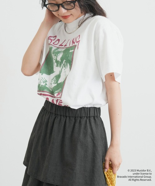 CIAOPANIC TYPY（チャオパニックティピー）の「【7/20 ヒルナンデスOA 放映アイテム】アソートバンドTシャツ（Tシャツ/カットソー・レディース・ホワイト系1/ホワイト系2/チャコールグレー/ホワイト/ホワイト系3/グレー系その他/ブラック/ブラック系3/オフホワイト/ブラック系1・ONE SIZE）」の20枚目の写真