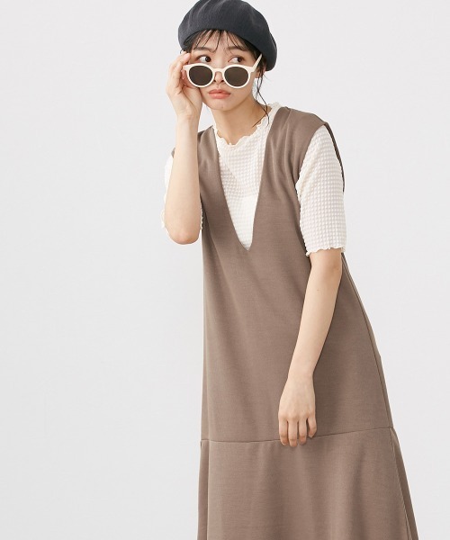 Le temps riche(ルタンリッシュ)の「ぽこぽこメロウシアーチュールトップス <Le temps riche>(Tシャツ/カットソー・レディース・ブラック/オフホワイト/ライトグリーン・L/LL/M)」の14枚目の写真