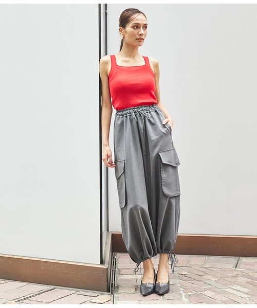 Settimissimo（セッティミッシモ）の「ボリュームイージーカーゴパンツ（カーゴパンツ・レディース・カーキ/グレー・FREE）」の7枚目の写真