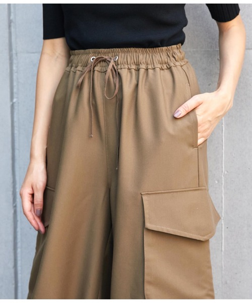 Settimissimo（セッティミッシモ）の「ボリュームイージーカーゴパンツ（カーゴパンツ・レディース・カーキ/グレー・FREE）」の17枚目の写真