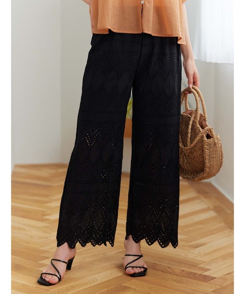 Edit Sheen（エディットシーン）の「【ZOZO限定】コットンレースパンツ