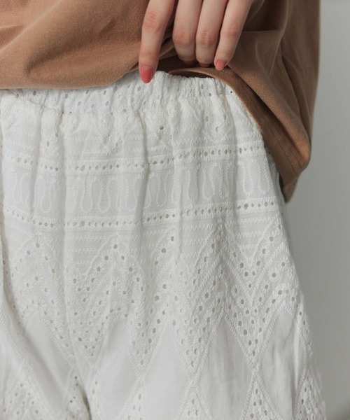 Edit Sheen（エディットシーン）の「【ZOZO限定】コットンレースパンツ