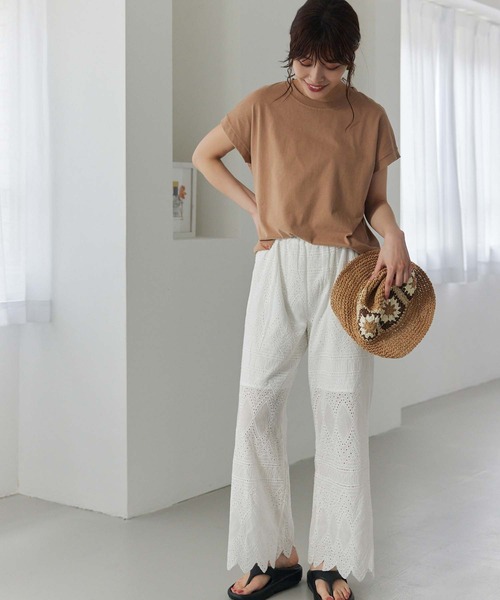 machatt コットンレースパンツ 2色 machatt コットンレースパンツ 2色