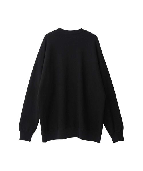 ヒステリックグラマー オーバーサイズ スウェット ブラック HYSTERIC GLAMOUR（ヒステリックグラマー）の「DTR SMOKER オーバー