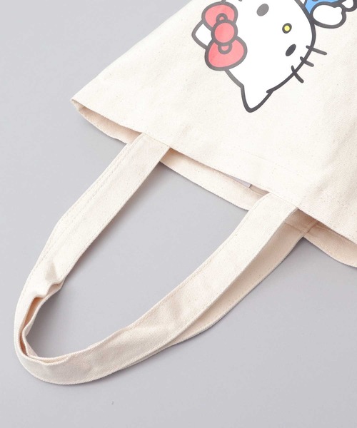 VISION STREET WEAR（ヴィジョンストリートウェア）の「サンリオ ハローキティ コラボ キャンバス トートバッグ（トートバッグ・メンズ・ホワイト系その他2/ホワイト系その他3/ホワイト系その他・FREE）」の19枚目の写真