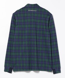 【☆タグ付き！未使用☆】ビームス ゴルフ カタカナ ジャカード ポロシャツ M ☆タグ付き！未使用☆】ビームス ゴルフ カタカナ ジャカード