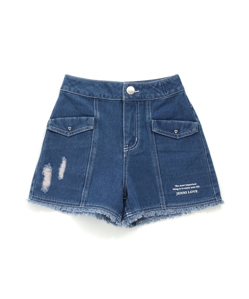 BEP HEART DENIM ショーツ BEP HEART DENIM SHORTS – BlackEyePatch