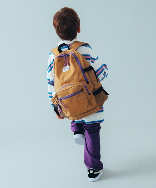 FREDRIK PACKERS（フレドリックパッカーズ）の「KID'S PACKERS × こども ビームス / 別注 キッズ リュック（11L）（バックパック/リュック・キッズ・ブラック/ベージュ/ダークグリーン・ONE SIZE）」の8枚目の写真