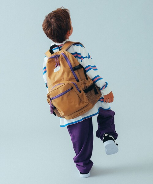 FREDRIK PACKERS（フレドリックパッカーズ）の「KID'S PACKERS × こども ビームス / 別注 キッズ リュック（11L）（バックパック/リュック・キッズ・ブラック/ベージュ/ダークグリーン・ONE SIZE）」の15枚目の写真