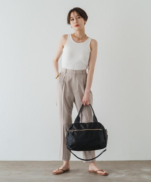 russet（ラシット）の「キャリーバッグに乗せられるトラベルボストンバッグ S(CE-1149)（ボストンバッグ・レディース・ネイビー/ブラック/ダークグレー・FREE）」の18枚目の写真