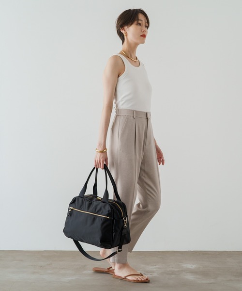 russet（ラシット）の「キャリーバッグに乗せられるトラベルボストンバッグ S(CE-1149)（ボストンバッグ・レディース・ネイビー/ブラック/ダークグレー・FREE）」の19枚目の写真