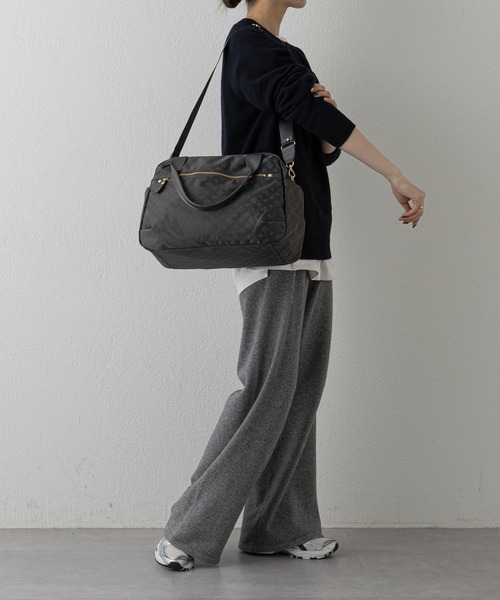 russet（ラシット）の「キャリーバッグに乗せられるトラベルボストンバッグ S(CE-1149)（ボストンバッグ・レディース・ネイビー/ブラック/ダークグレー・FREE）」の7枚目の写真